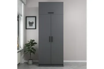 Fruitland Garderob 90 cm - Antracit - Förvaring - Sko- & klädförvaring - Garderober & garderobssystem