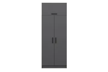 Fruitland Garderob 90 cm - Antracit - Förvaring - Sko- & klädförvaring - Garderober & garderobssystem
