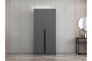 Fruitland Garderob 90 cm - Antracit - Förvaring - Sko- & klädförvaring - Garderober & garderobssystem