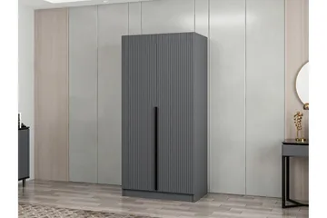 Fruitland Garderob 90 cm - Antracit - Förvaring - Sko- & klädförvaring - Garderober & garderobssystem