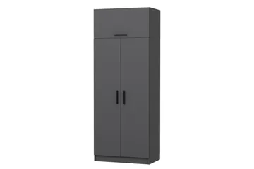 Fruitland Garderob 90 cm - Antracit - Förvaring - Sko- & klädförvaring - Garderober & garderobssystem