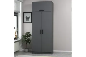 Fruitland Garderob 90 cm - Antracit - Förvaring - Sko- & klädförvaring - Garderober & garderobssystem