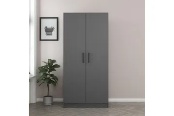 Fruitland Garderob 90 cm - Antracit - Förvaring - Sko- & klädförvaring - Garderober & garderobssystem
