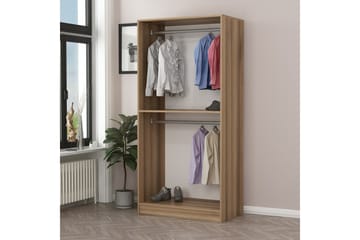 Fruitland Garderob 90 cm - Brun - Förvaring - Sko- & klädförvaring - Garderober & garderobssystem