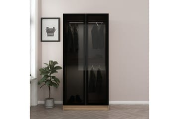 Fruitland Garderob 90 cm - Brun - Förvaring - Sko- & klädförvaring - Garderober & garderobssystem