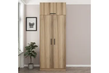Fruitland Garderob 90 cm - Ek - Förvaring - Sko- & klädförvaring - Garderober & garderobssystem