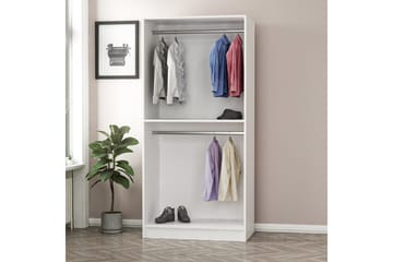 Fruitland Garderob 90 cm i Målat Trä - Vit - Förvaring - Sko- & klädförvaring - Garderober & garderobssystem