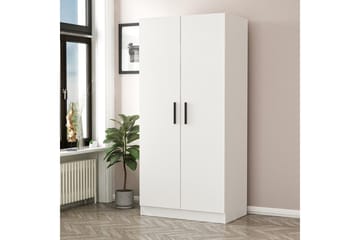 Fruitland Garderob 90 cm i Målat Trä - Vit - Förvaring - Sko- & klädförvaring - Garderober & garderobssystem