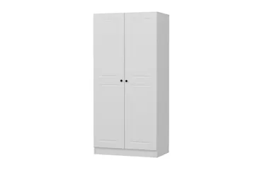 Fruitland Garderob 90 cm - Vit - Förvaring - Sko- & klädförvaring - Garderober & garderobssystem