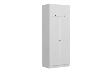 Fruitland Garderob 90 cm - Vit - Förvaring - Sko- & klädförvaring - Garderober & garderobssystem