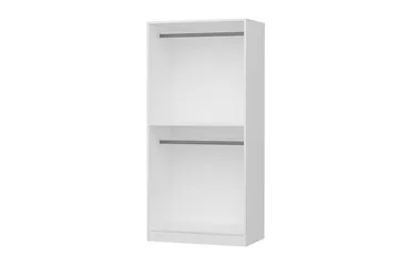 Fruitland Garderob 90 cm - Vit - Förvaring - Sko- & klädförvaring - Garderober & garderobssystem