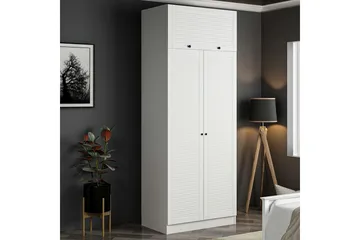Fruitland Garderob 90 cm - Vit - Förvaring - Sko- & klädförvaring - Garderober & garderobssystem