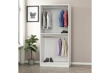 Fruitland Garderob 90 cm - Vit - Förvaring - Sko- & klädförvaring - Garderober & garderobssystem