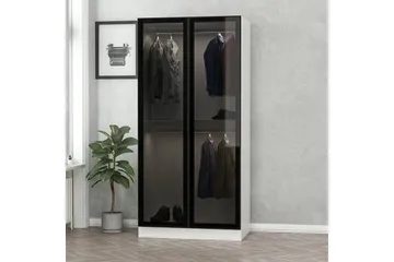 Fruitland Garderob 90 cm - Vit - Förvaring - Sko- & klädförvaring - Garderober & garderobssystem