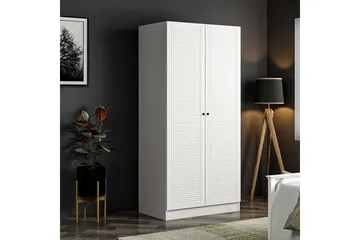 Fruitland Garderob 90 cm - Vit - Förvaring - Sko- & klädförvaring - Garderober & garderobssystem