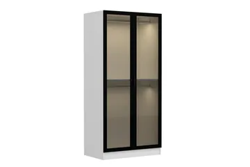Fruitland Garderob 90 cm - Vit - Förvaring - Sko- & klädförvaring - Garderober & garderobssystem