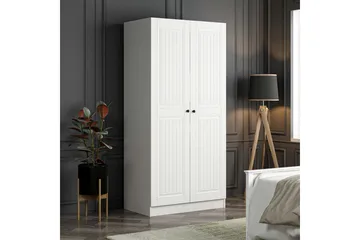 Fruitland Garderob 90 cm - Vit - Förvaring - Sko- & klädförvaring - Garderober & garderobssystem