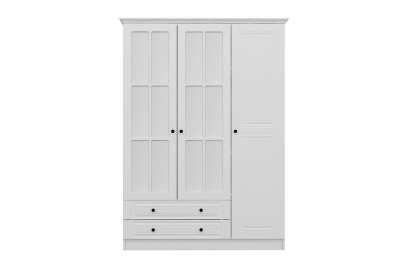 Fruitland Garderob med Spegel - Vit - Förvaring - Sko- & klädförvaring - Garderober & garderobssystem