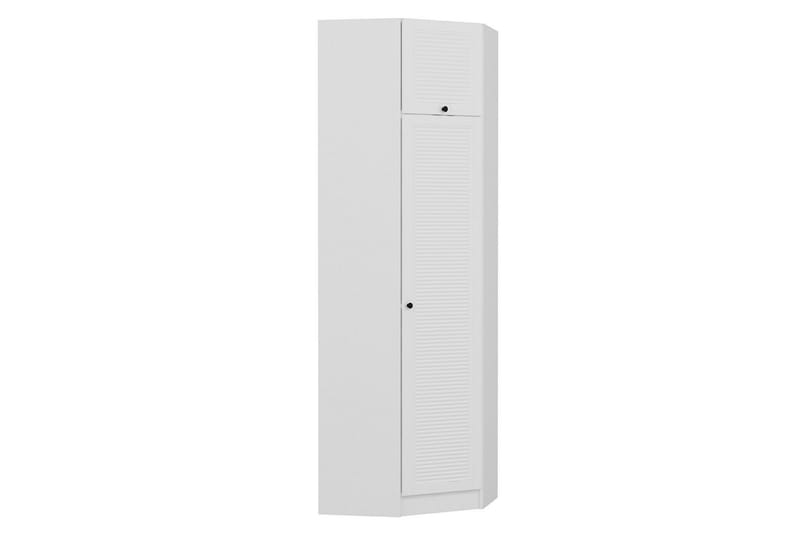 Fruitland Hörngarderob 74 cm - Vit - Förvaring - Sko- & klädförvaring - Garderober & garderobssystem - Hörngarderob