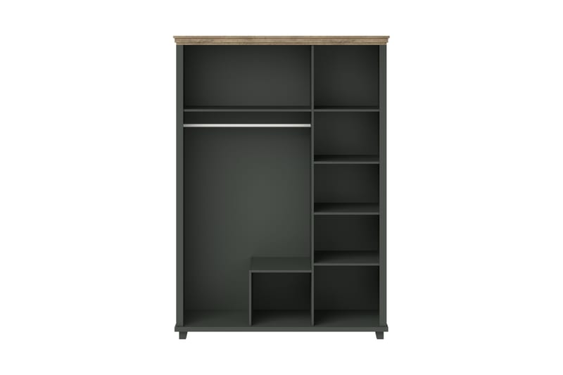 FULTONHAM Garderob 42x90 cm Grön/Natur - Förvaring - Sko- & klädförvaring - Garderober & garderobssystem