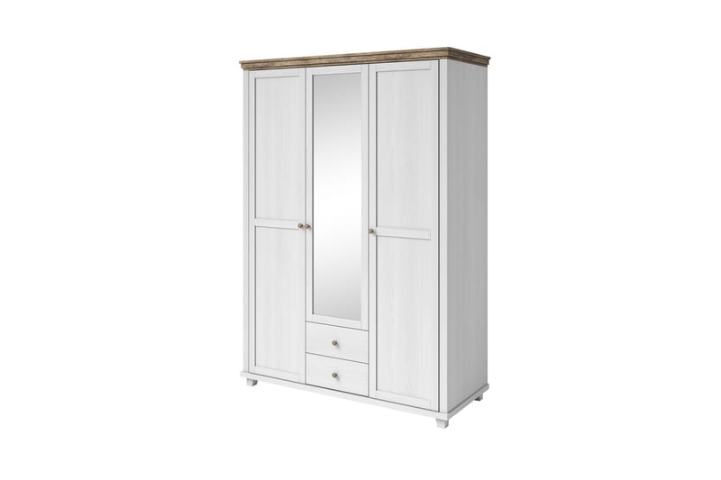 FULTONHAM Garderob 62x108 cm Askgrå/Natur - Förvaring - Sko- & klädförvaring - Garderober & garderobssystem