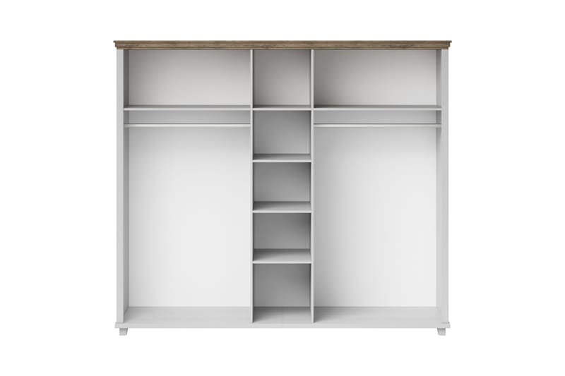 FULTONHAM Garderob 62x108 cm Askgrå/Natur - Förvaring - Sko- & klädförvaring - Garderober & garderobssystem