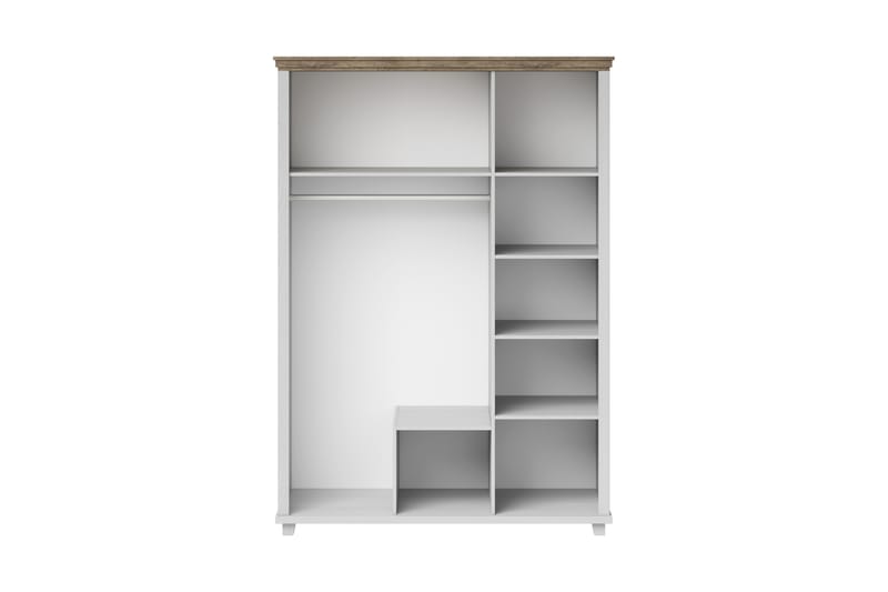 FULTONHAM Garderob 62x108 cm Askgrå/Natur - Förvaring - Sko- & klädförvaring - Garderober & garderobssystem