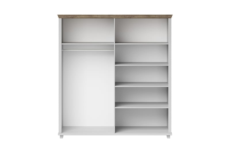 FULTONHAM Garderob 62x108 cm Askgrå/Natur - Förvaring - Sko- & klädförvaring - Garderober & garderobssystem