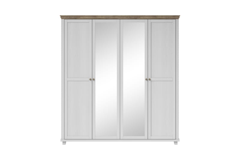 FULTONHAM Garderob 62x154 cm Askgrå/Natur - Förvaring - Sko- & klädförvaring - Garderober & garderobssystem