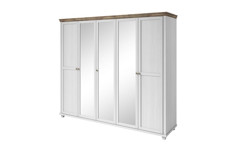 FULTONHAM Garderob 62x200 cm Askgrå/Natur - Förvaring - Sko- & klädförvaring - Garderober & garderobssystem