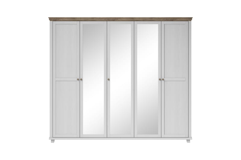 FULTONHAM Garderob 62x200 cm Askgrå/Natur - Förvaring - Sko- & klädförvaring - Garderober & garderobssystem