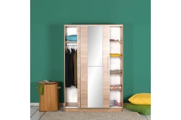 Garderob 120x182 cm - Natur - Förvaring - Sko- & klädförvaring - Garderober & garderobssystem
