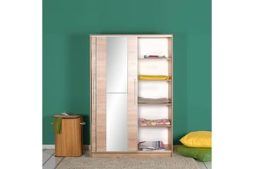 Garderob 120x182 cm - Natur - Förvaring - Sko- & klädförvaring - Garderober & garderobssystem