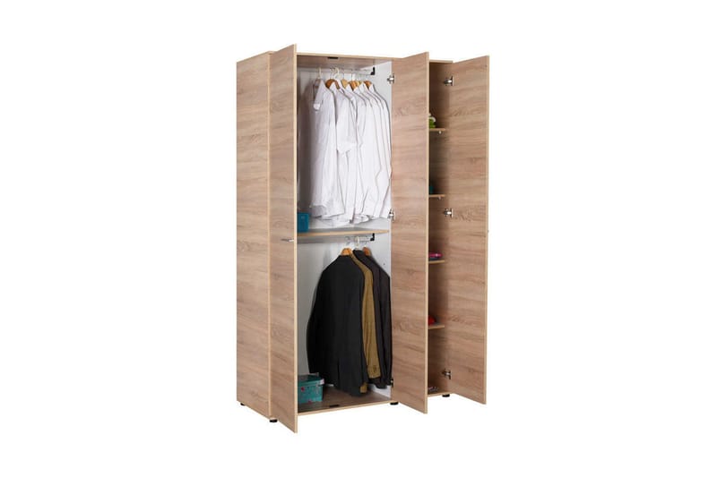 GARDEROB 120x212 cm Natur - Garderober & garderobssystem