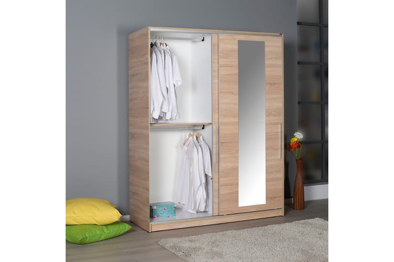 GARDEROB 160x207 cm Natur - Förvaring - Sko- & klädförvaring - Garderober & garderobssystem