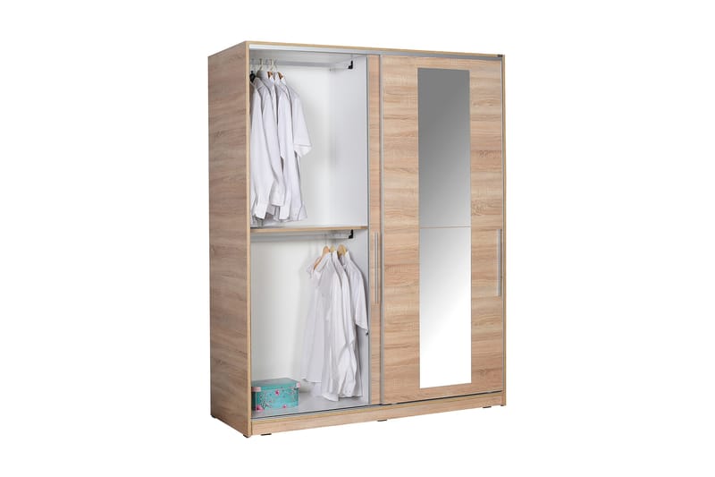 GARDEROB 160x207 cm Natur - Förvaring - Sko- & klädförvaring - Garderober & garderobssystem