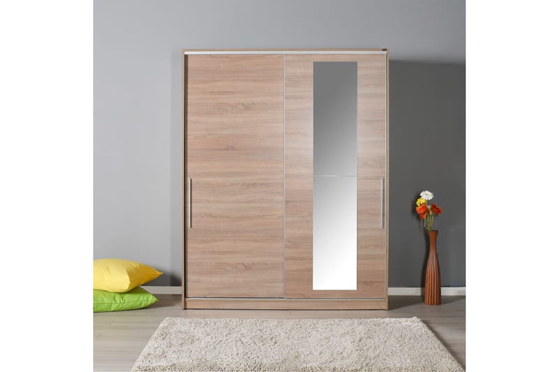 GARDEROB 160x207 cm Natur - Förvaring - Sko- & klädförvaring - Garderober & garderobssystem