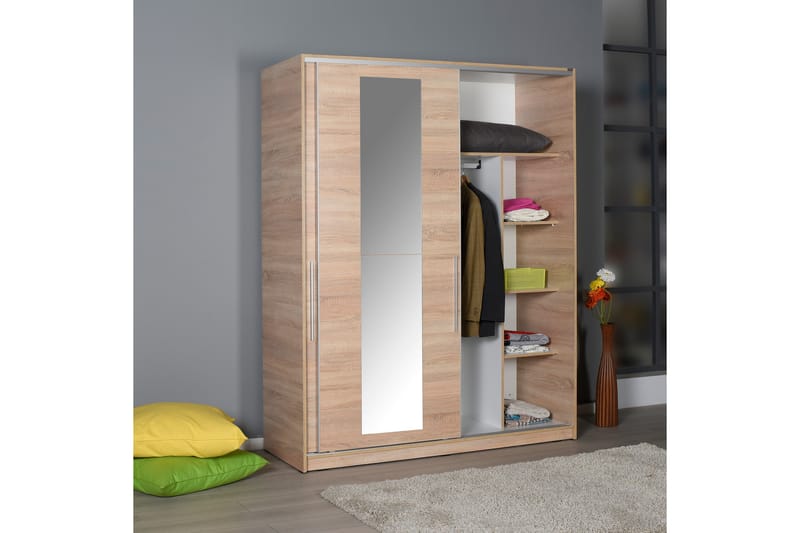 GARDEROB 160x207 cm Natur - Förvaring - Sko- & klädförvaring - Garderober & garderobssystem