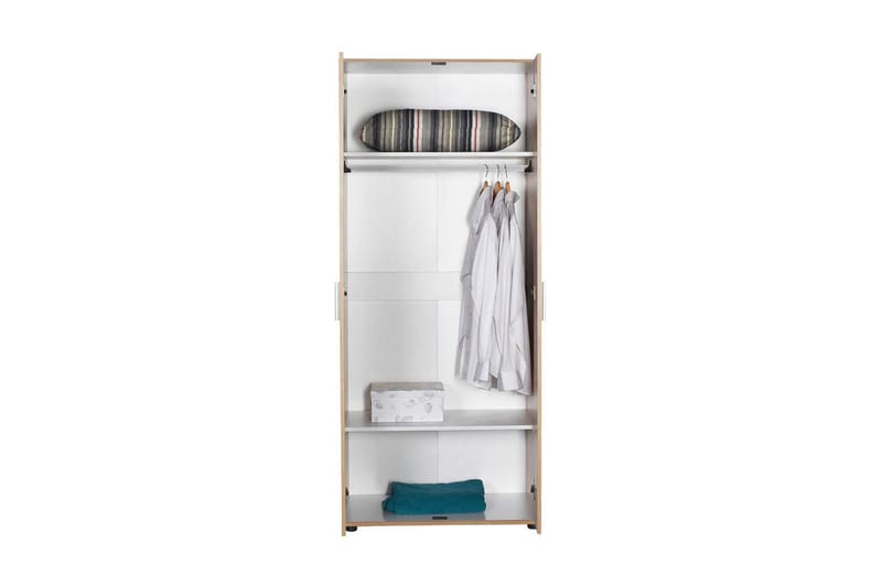 GARDEROB 80x187 cm Natur - Garderober & garderobssystem