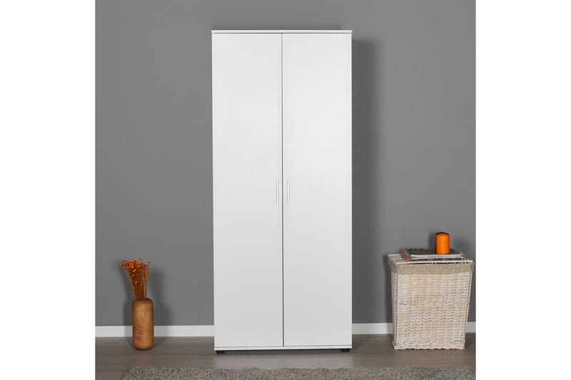 GARDEROB 80x187 cm Vit - Förvaring - Sko- & klädförvaring - Garderober & garderobssystem