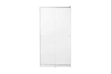 Garderob 94x182 cm 2 Skåp - Vit - Förvaring - Sko- & klädförvaring - Garderober & garderobssystem