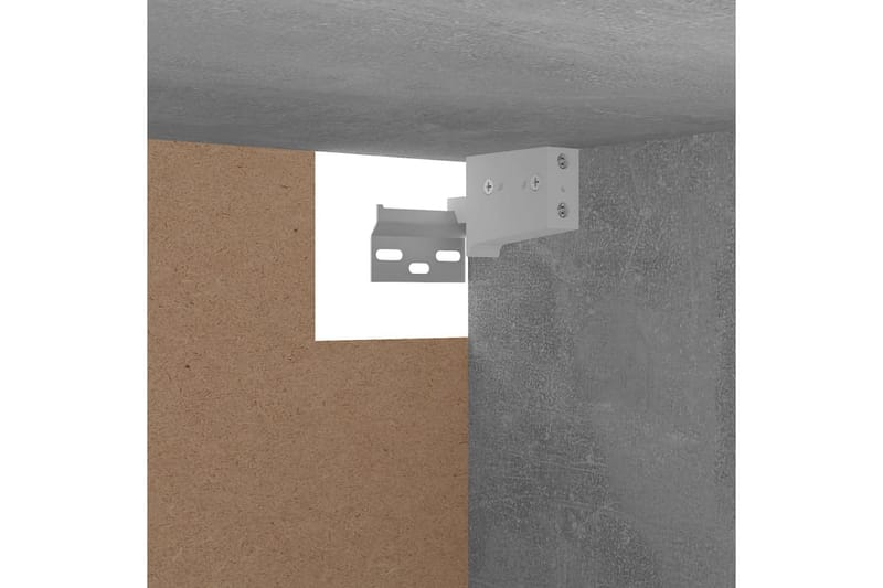 Garderob betonggrå 100x32,5x35 cm spånskiva - Betonggrå - Förvaring - Sko- & klädförvaring - Garderober & garderobssystem