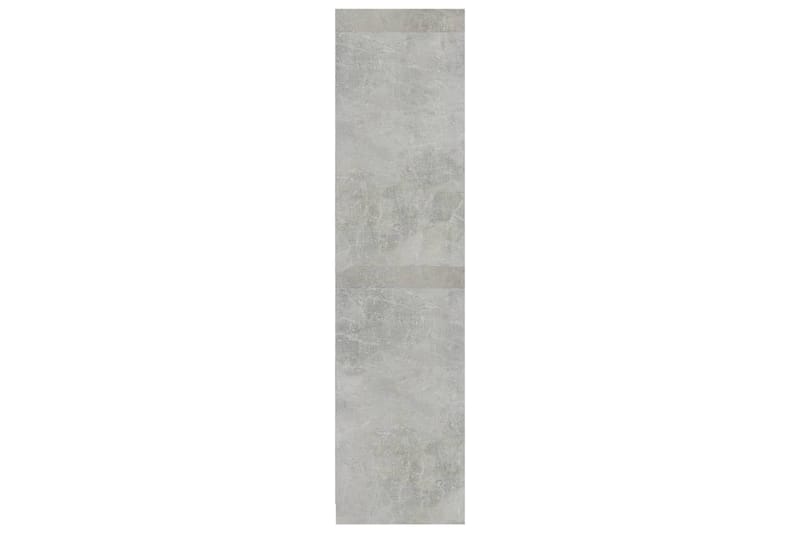 Garderob betonggrå 100x50x200 cm spånskiva - Grå - Förvaring - Sko- & klädförvaring - Garderober & garderobssystem