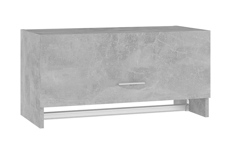 Garderob betonggrå 70x32,5x35 cm spånskiva - Betonggrå - Förvaring - Sko- & klädförvaring - Garderober & garderobssystem