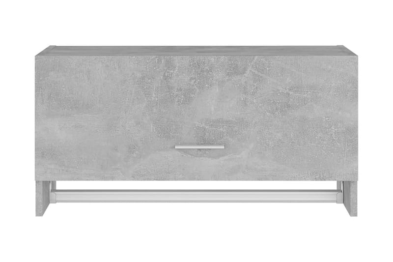 Garderob betonggrå 70x32,5x35 cm spånskiva - Betonggrå - Förvaring - Sko- & klädförvaring - Garderober & garderobssystem