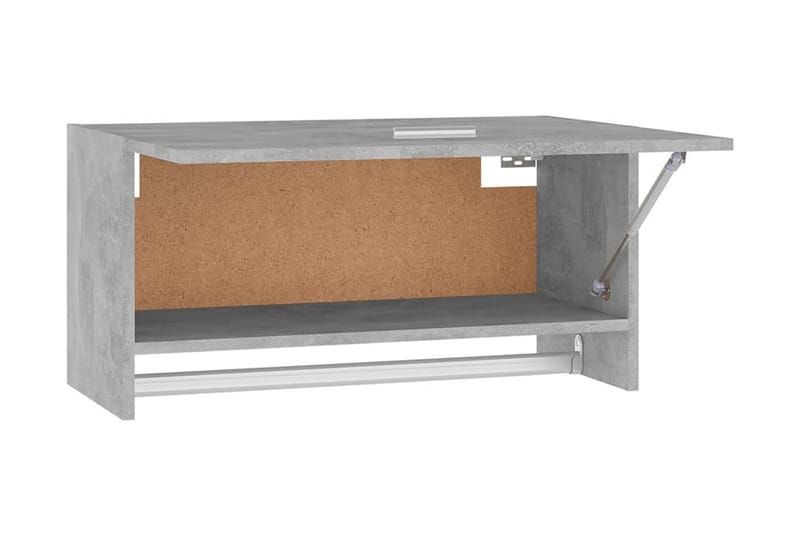Garderob betonggrå 70x32,5x35 cm spånskiva - Betonggrå - Förvaring - Sko- & klädförvaring - Garderober & garderobssystem