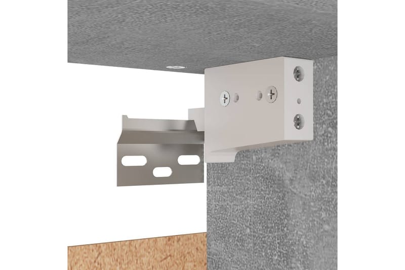 Garderob betonggrå 70x32,5x35 cm spånskiva - Betonggrå - Förvaring - Sko- & klädförvaring - Garderober & garderobssystem