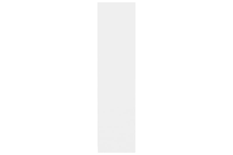 Garderob högglans vit 50x50x200 cm spånskiva - Vit - Förvaring - Sko- & klädförvaring - Garderober & garderobssystem