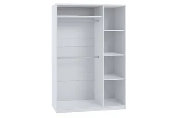 Garderob Julissa LED-belysning - Ek - Förvaring - Sko- & klädförvaring - Garderober & garderobssystem