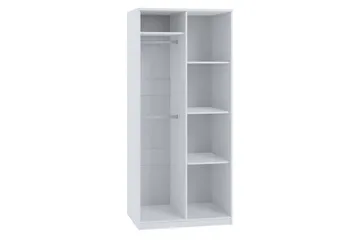 Garderob Julissa LED-belysning - Vit - Förvaring - Sko- & klädförvaring - Garderober & garderobssystem